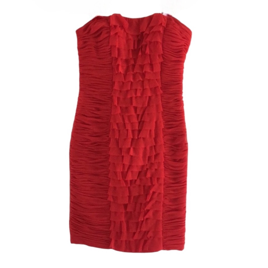 Pre-Loved Cache Red Cocktail Dress